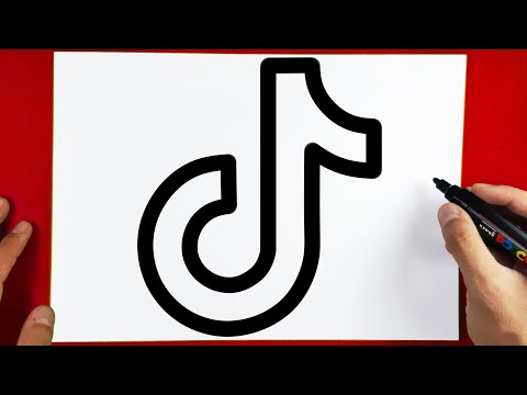 How to Draw the Tik Tok Logo