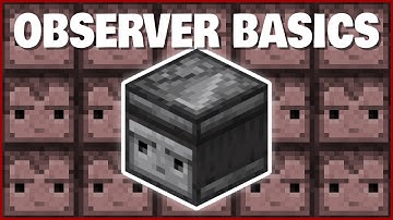 Minecraft Observer Basics | How to Use Observers!
