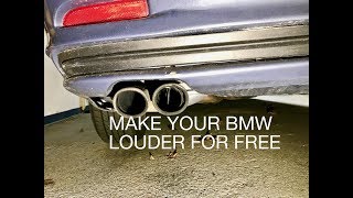 Make Your BMW e46 Louder For Free - Butterfly MOD