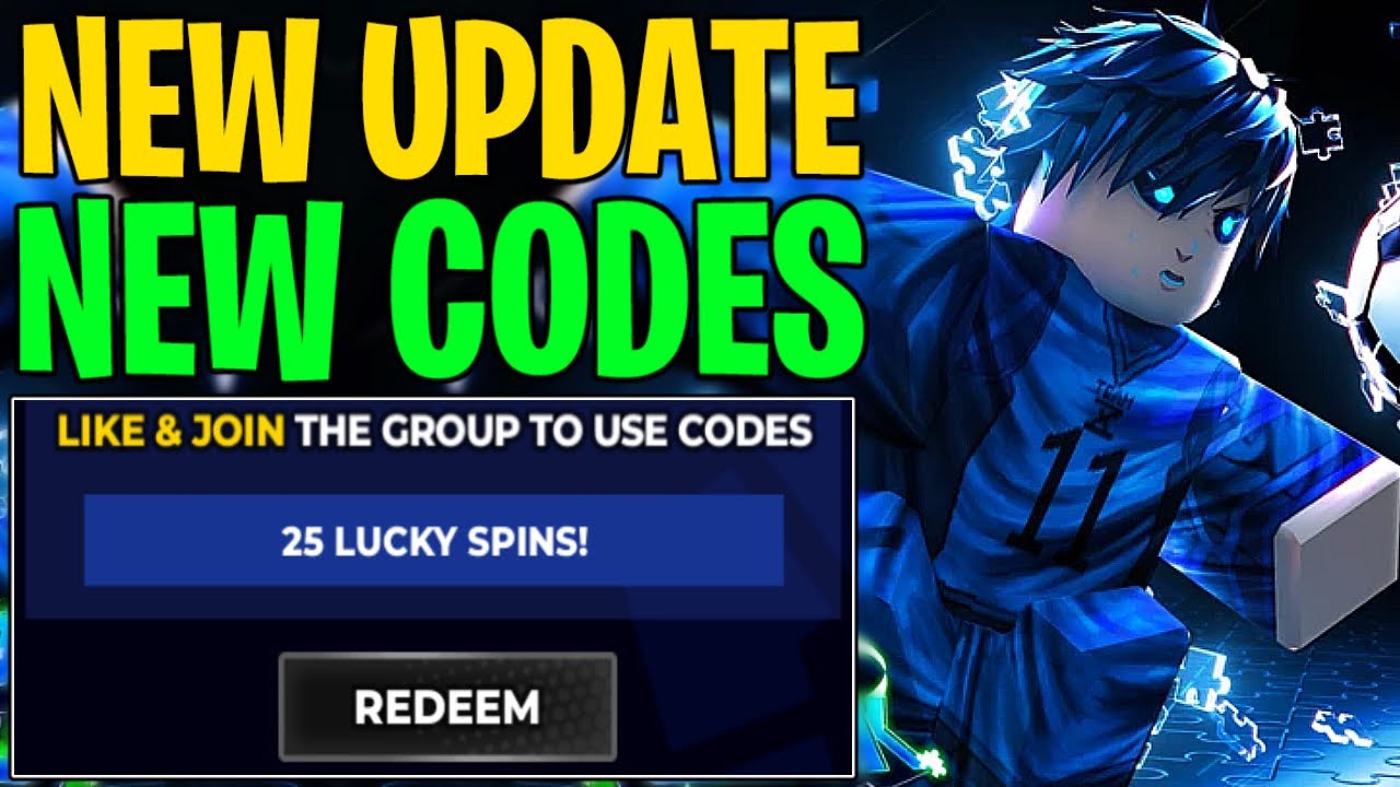 BLUE LOCK RIVALS UPDATE + NEW CODES IN BLUE LOCK RIVALS ROBLOX! (RANKED ...