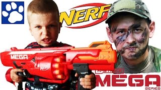 Битва НЕРФ | Бластер НЕРФ МЕГА Ротофьюри | NERF WAR: MEGA ROTOFURY | Матвей Котофей