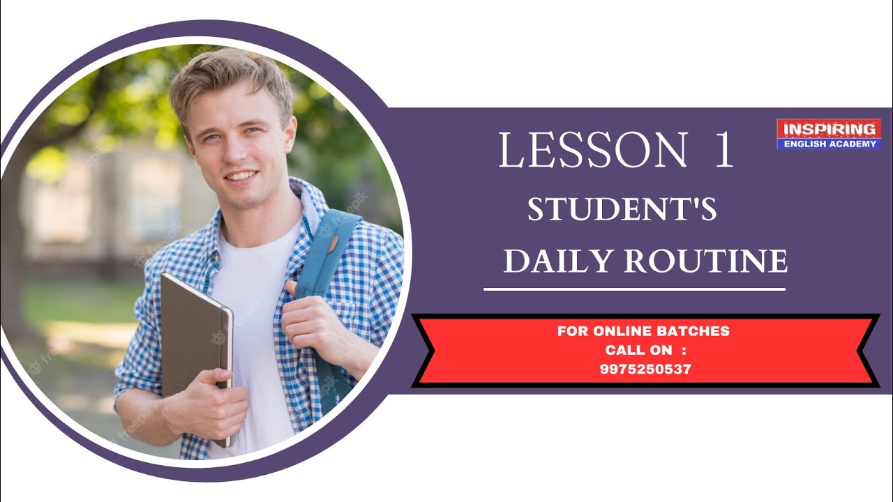 Lesson 1 student's daily routine - YouTube