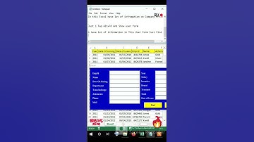How to view excel data in vba userform | User form in vba | Excel vba | Excel Vba in tamil | NRF...🔥