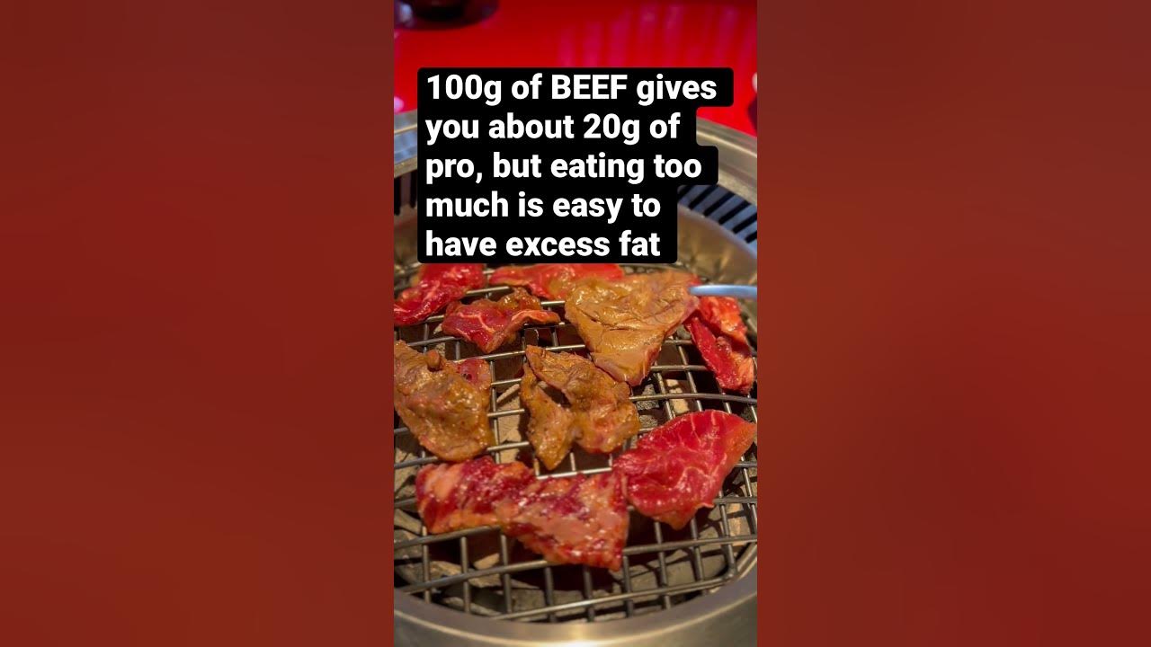 100g Of BEEF Gives You About 20g Of Pro But Eating Too Much Is Easy To 100g-of-beef-gives-you-about-20g-of-pro-but-eating-too-much-is-easy-to