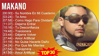 M a k a n o MIX 30 Grandes Éxitos ~ Top Latin, Rap, Reggaeton Music