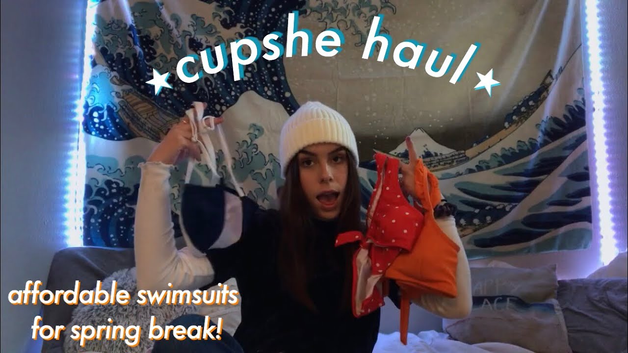 cupshe swimsuit haul and review YouTube