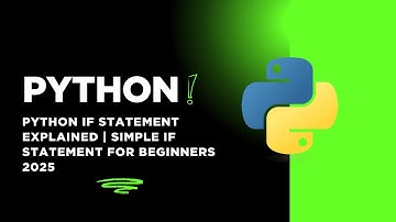 Python if Statement Explained | Simple if Statement for Beginners 2025 #python #coding #programming