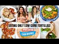 EATING LOW CARB TORTILLAS FOR 2 DAYS | EASY & DELICIOUS WAYS TO MAKE + DIRTY KETO!