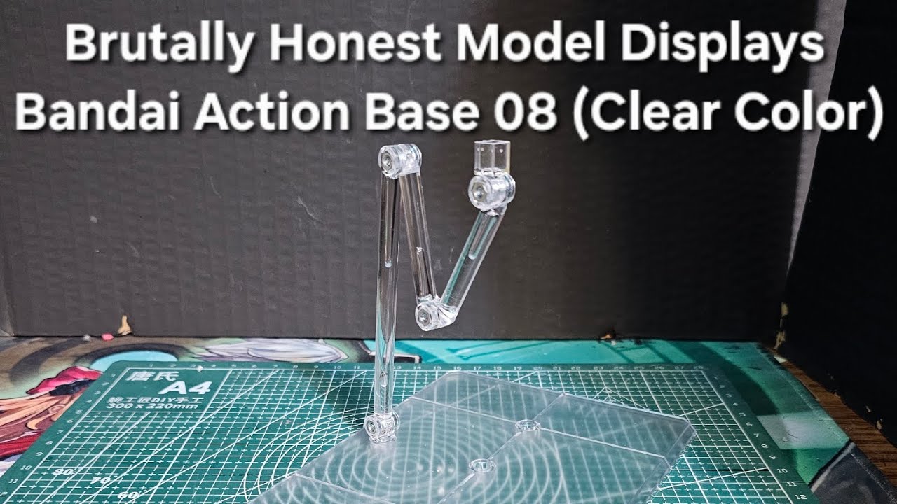Brutally Honest Model Displays: Bandai Action Base 08 (Clear Color) 