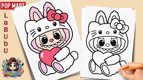 How to Draw Labubu Hello Kitty: A Complete Step-by-Step Tutorial 🎨