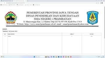 APLIKASI MANAJEMEN STOCK OPNAME BARANG HABIS PAKAI DI SMAN 1 PRAMBANAN KLATEN
