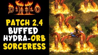 2.4 Buffed Hydra-Orb Sorceress is HOT in Diablo 2 Resurrected \/ D2R