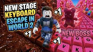 +1 Speed Keyboard Escape Candy and Chocolate | NEW Stage World 2 #roblox screenshot 3