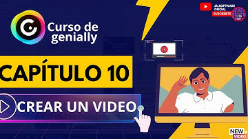 🟦Curso De Genially - Capítulo 10-  Crear un #Video  Educativo en Genially- 2023🥇🥇