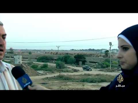 رصد تداعيات بدء السلطات المصرية تنفيذ برك مائية على الحدود في رفح