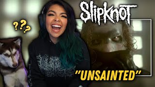EVEN MY HUSKY LOVED IT! | Slipknot - "Unsainted" | FIRST TIME REACTION