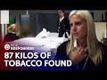 Passenger Attempts To Smuggle 87 Kilos Worth Of Tobacco | Customs | Real Responders