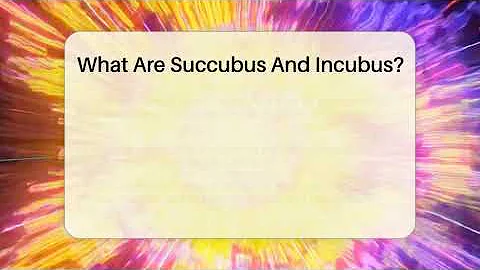 What Are Succubus And Incubus? - Occult Origins Explained