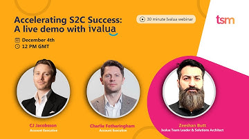 Webinar: Accelerating S2C Success: A Live Demo with Ivalua
