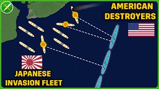 US Destroyers Raid Japanese Invasion Fleet  Battle of Balikpapan Documentary