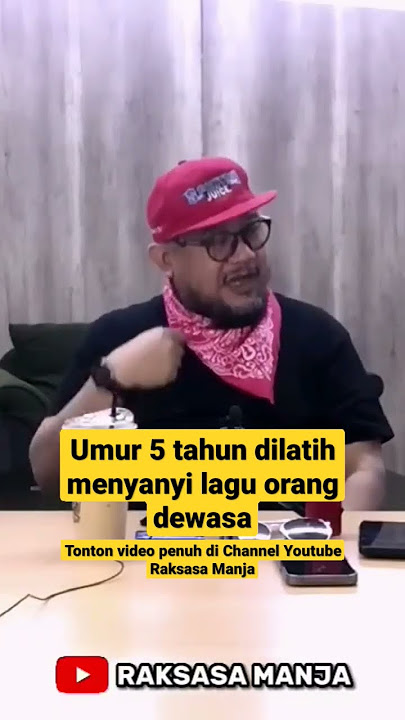 Umur 5 tahun Dato Afdlin Shauki dilatih menyanyi lagu orang dewasa