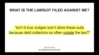 Part 6 of FAQ Being sued by a debt buyer in Alabama-won't the judge THROW THE CASE OUT automatically by Alabama Consumer Protection Lawyers 396 views 10 months ago 3 minutes