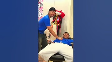 They tried my infamous chair bounce😭😂