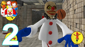 Clown Hospital. Neighbor Escape 3D Gameplay Part 2 (IOS/Android)