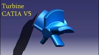 Turbine Modeling in CATIA V5.