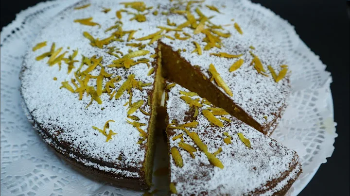 Bolo de Cenoura Laranja e Amndoa