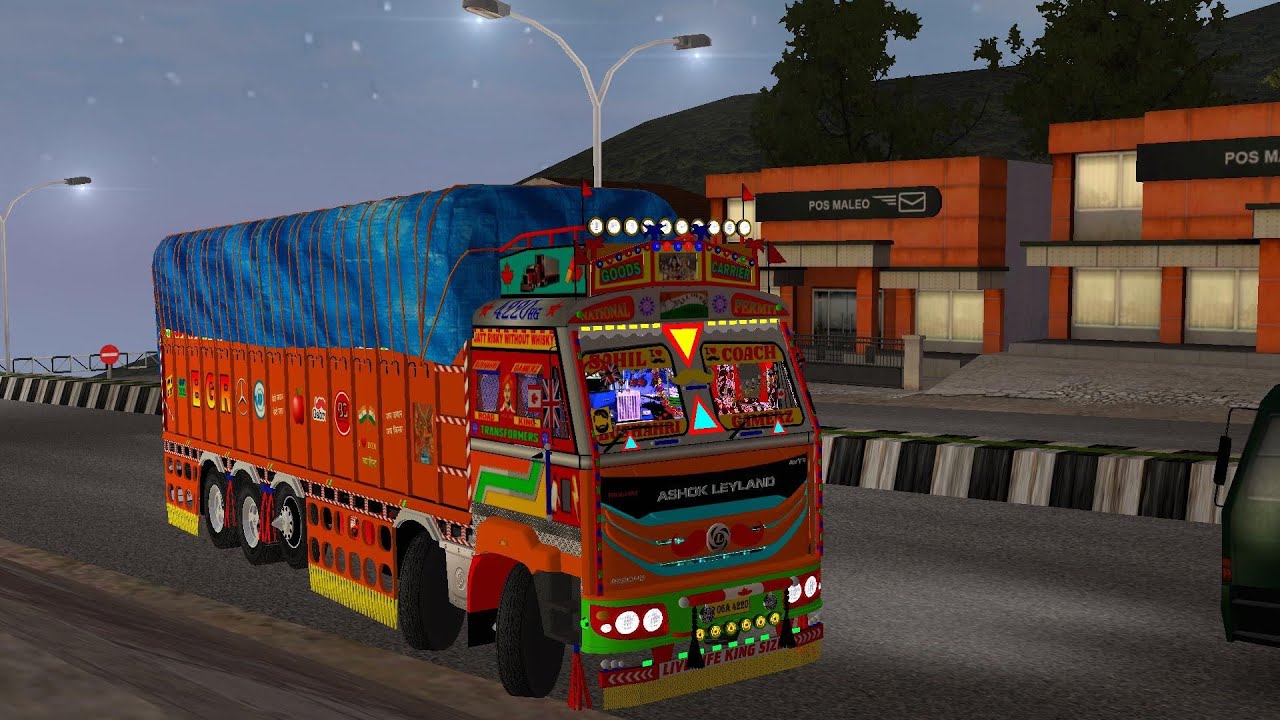 Ashok leyland avtr 4220 truck mod bussid | new ashok leyland truck mod | bussid new truck mod