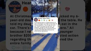 At Christmas dinner, my dad kicked my 6-year-old daughter out right at the table. He told my…