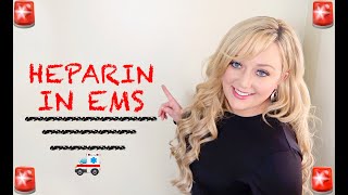EMT/Paramedic Medication Notecards || Heparin