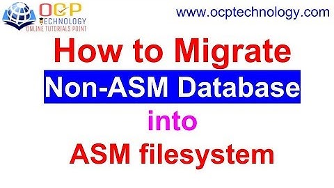 How to Migrate Non-ASM Database to ASM filesystem | Live Proof