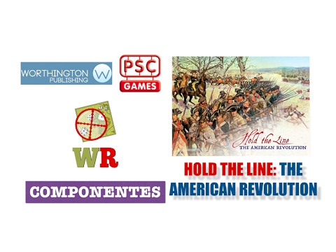 181.1.- Hold the Line: The American Revolution (Worthington Games / PSC Games): componentes