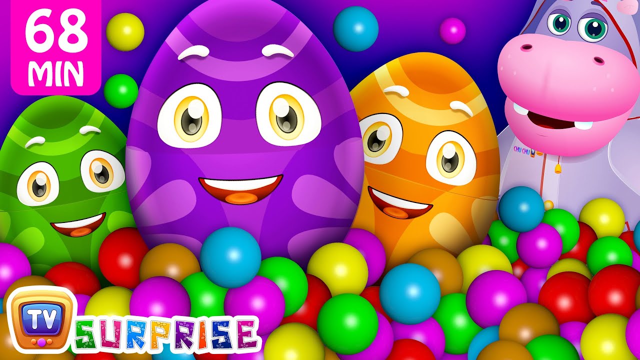 ⁣Magical Ball Pit Show for Kids + More ChuChu TV Surprise Eggs Learning Videos SUPER COLLECTION 4