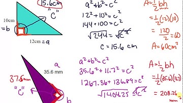 MPM1D 8.1 The Pythagorean Theorem Video 3