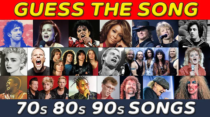 Guess The Song 🎸Guess 70s, 80s, 90s Songs🎵 Music Quiz