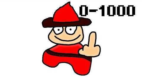 Unfairness but the scroll speeds varies between 0 to 1000