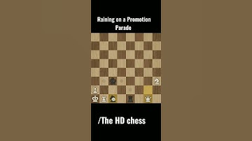 Raining on A Promotion Parade #vishy #ytshorts #chess #checkmate
