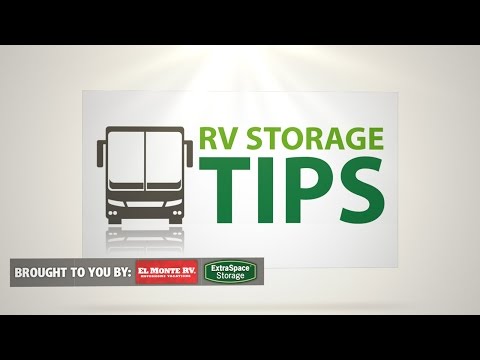 RV Storage Tips: