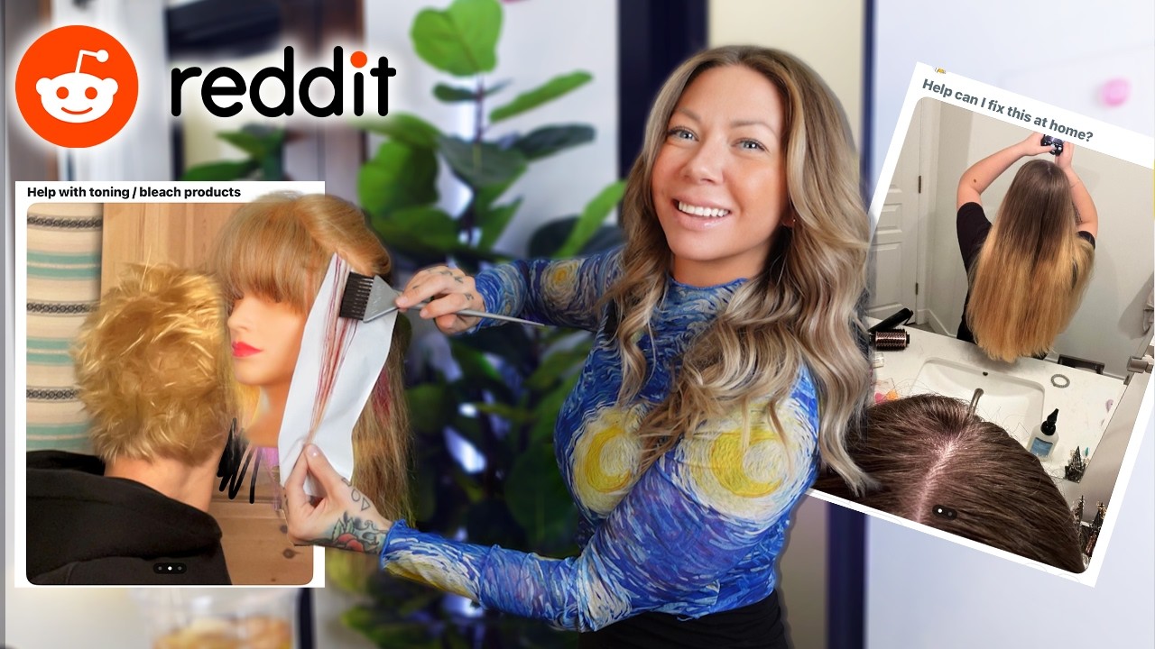 Ответы на вопросы REDDIT о самостоятельном окрашивании волос