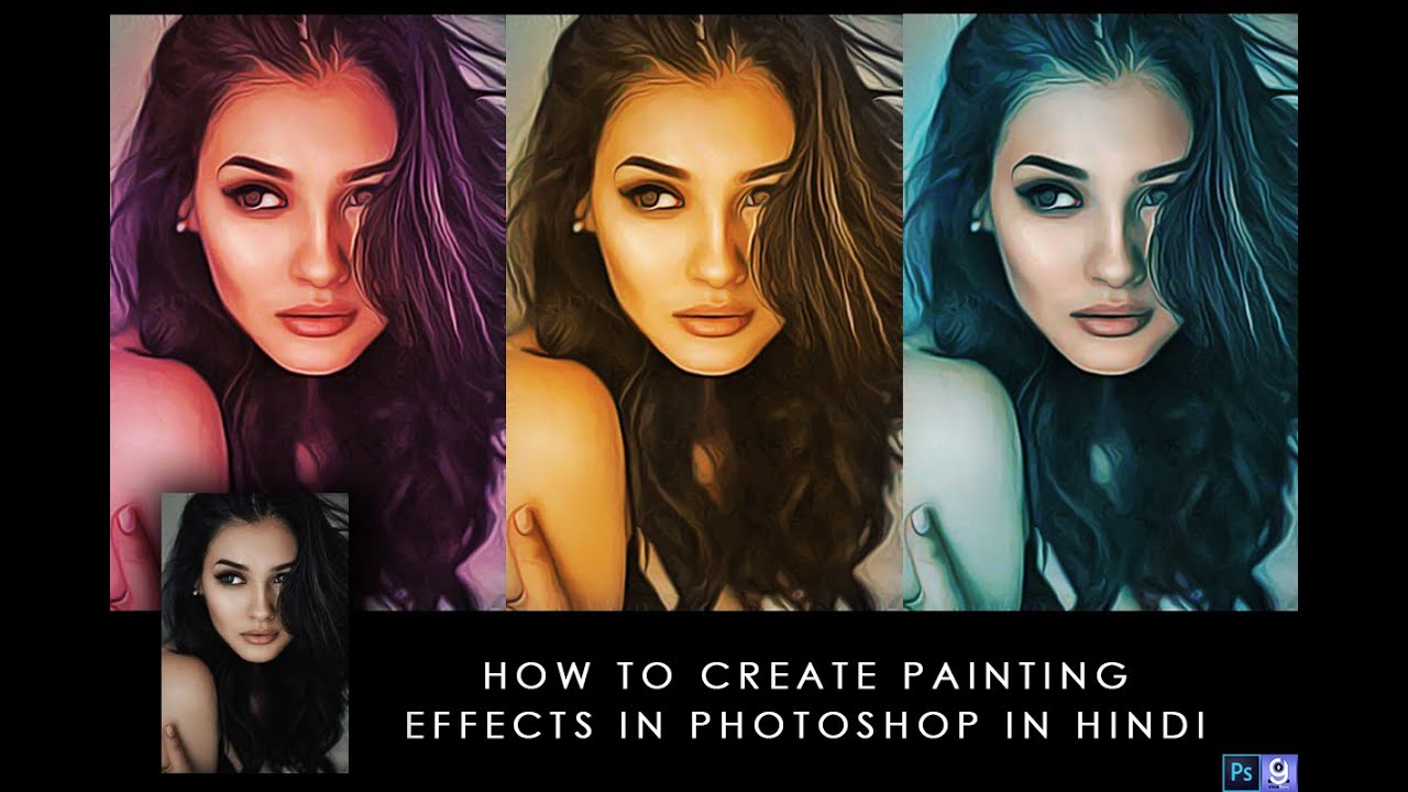 How to Create Painting Effects in in Hindi YouTube
