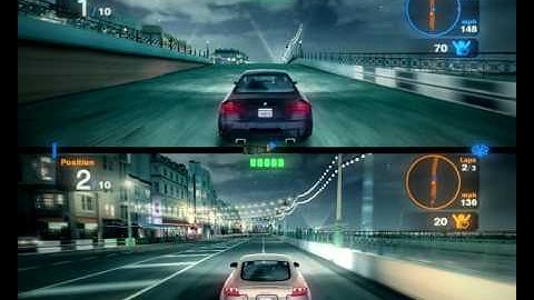 Blur Multiplayer Split Screen Race - GT 240