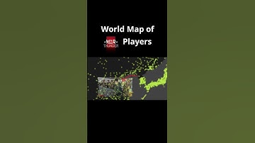 World Map of War Thunder Players  #warthunder