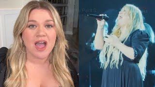 Kelly Clarkson Reacts To favorite kind of high Note
