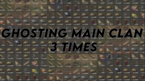 GHOSTING CLAN 3 TIMES - RUST (VITAL)