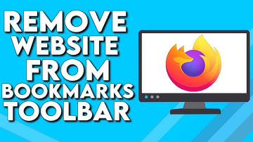 How To Remove And Delete Website Page From Your Bookmarks Toolbar on Mozilla Firefox Browser