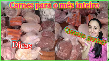 O que comprar de carne para o mês?