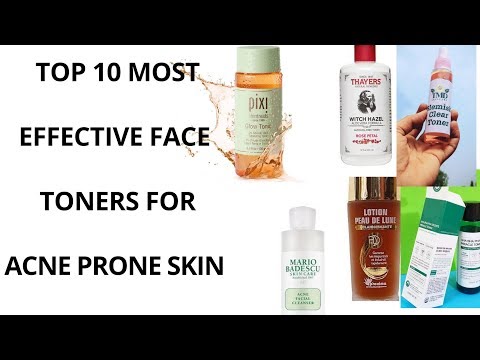 #bestfacetoners #acneproneskin  most effective face toners  for acne prone, sunburn.